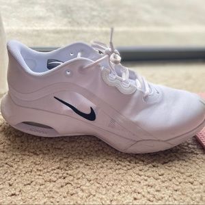 White Volleyball air max nikes